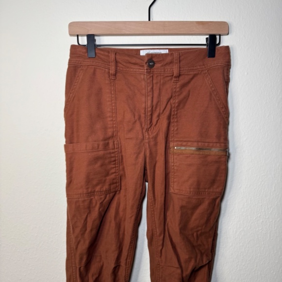 REI Co-Op Cargo Utility Pants Women's 2 Brick Red Brown Outdoor Hiking Casual - Picture 2 of 5